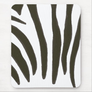 Tapis De Souris Zebra Stripes, art de la faune mousepties