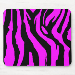 Tapis De Souris Zèbre rose