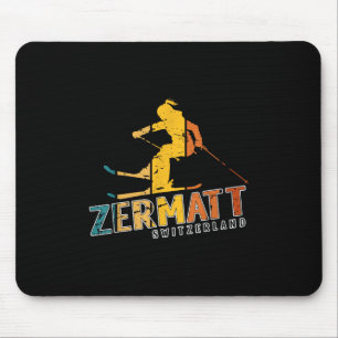 Tapis De Souris Zermatt Alpes suisses Ski alpin Suisse Mont