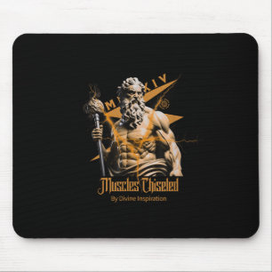 Tapis De Souris Zeus Dieux Grecs Tonnerre Mythologie Gym Fitness M