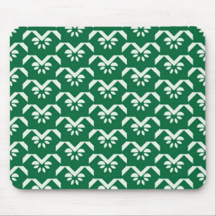 Tapis De Souris Zigzag floral vert