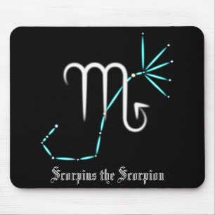 Tapis De Souris Zodiac Constellation Scorpio Souris Pad