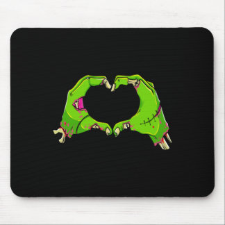 Tapis De Souris Zombies cardiaques Halloween Amour drôle Horreur H