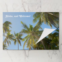 Tapis de table en papier pour soirée d'été Aloha s