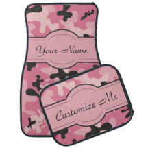 Noms personnalisés Camouflage rose Personnalisé