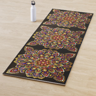 Tapis De Yoga 081 - Tons de Dusk Mandala Yoga Mat