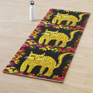 Tapis De Yoga 089 - Basi le chat Yoga Mat