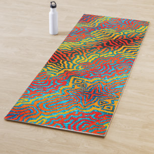 Tapis De Yoga 098 - Motif numérique Yoga Mat