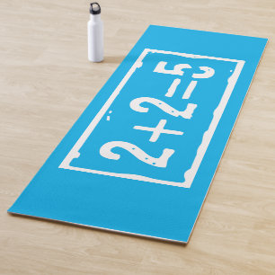 Tapis De Yoga 2 plus 2 égale 5