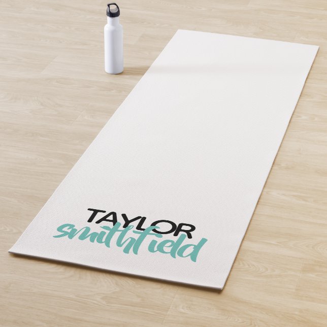tapis de yoga à la mode personnalisé (En situation)