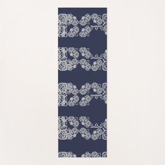 Tapis de Yoga à Motif Apaisant Bleu Marine