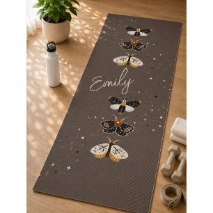 Tapis de Yoga à Motif Papillon Coloré