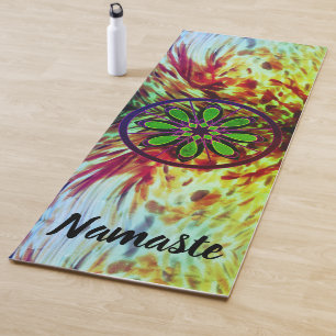 Tapis de yoga abstrait Artsy