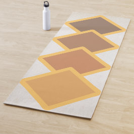 Tapis de yoga abstrait, carré