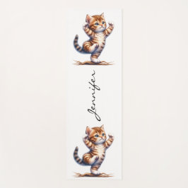 Tapis De Yoga Adorable chat Yoga Mat