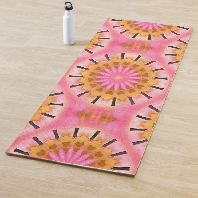 Tapis De Yoga Aimez les Mandalas.... (En situation)