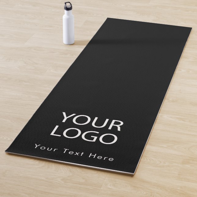 Tapis De Yoga Ajouter votre logo et votre texte personnalisé noi (En situation)