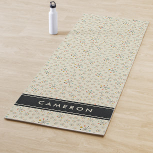 Tapis De Yoga Ajoutez votre atomique nommé de la moitié du