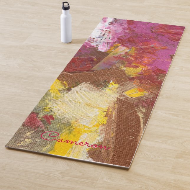 Tapis De Yoga Ajoutez votre nom | Marchez-moi à travers (En situation)