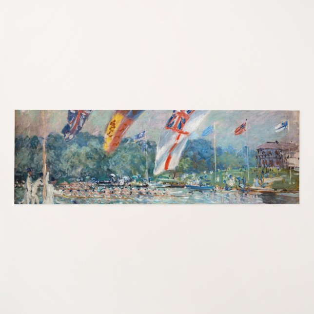Tapis De Yoga Alfred Sisley - Regatta à Molesey (Devant (Horizontal))