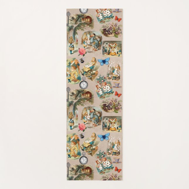 Tapis De Yoga Alice à Wonderland Cheshire Cat Characters (Devant)