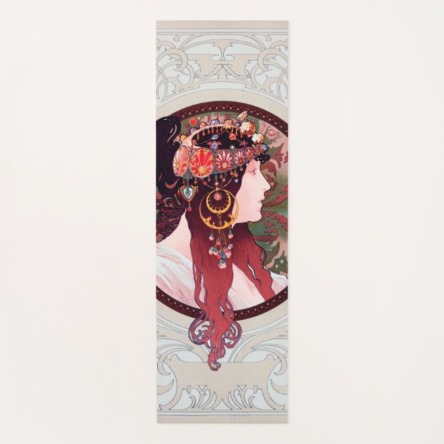 Tapis De Yoga Alphonse Mucha (Devant)