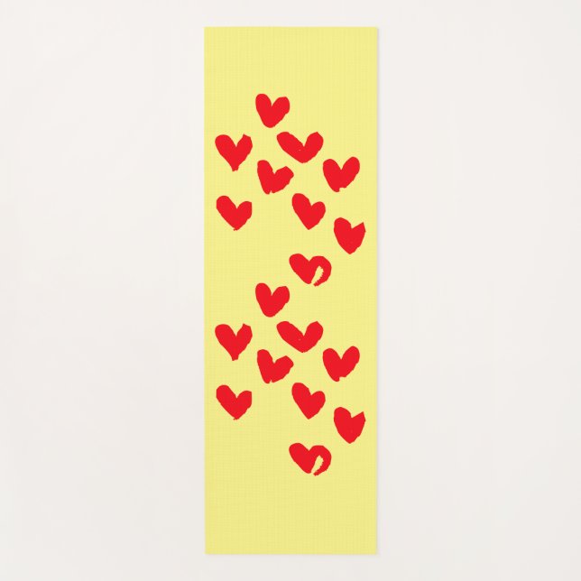Tapis De Yoga Amour Coeur Yoga Mat (Devant)