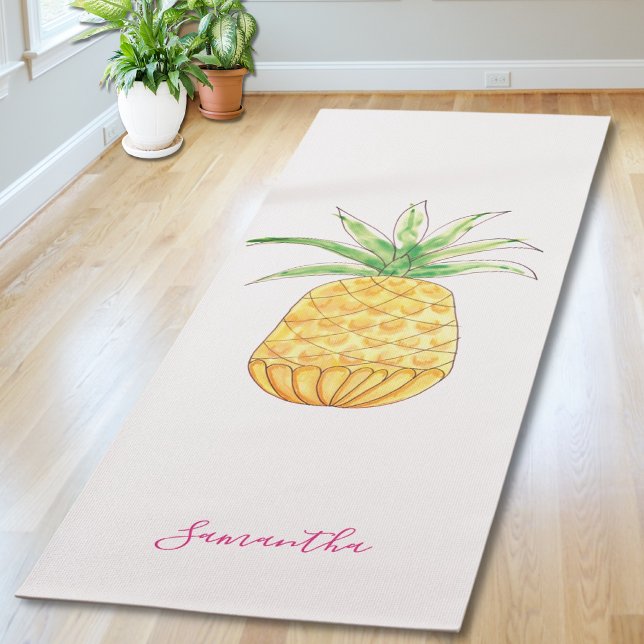 Tapis De Yoga Ananas personnalisé (Créateur téléchargé)