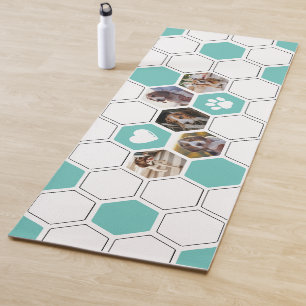 Tapis De Yoga Animaux de compagnie Turquoise de chien mignonne P