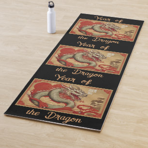 Tapis De Yoga Année du chat de Yoga Dragon