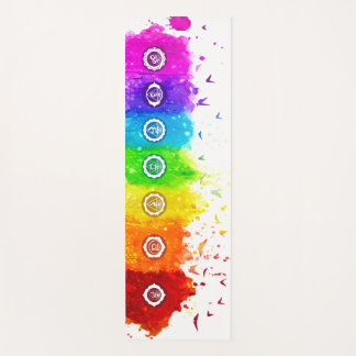 Tapis De Yoga Aquarelle Chakras Yoga Mat - 10