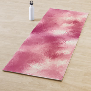 Tapis De Yoga Aquarelle couleur or rose
