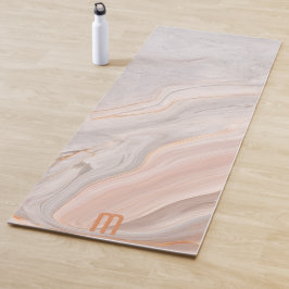 Tapis De Yoga Aquarelle Liquide Swirl