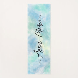Tapis De Yoga Aquarelle verte
