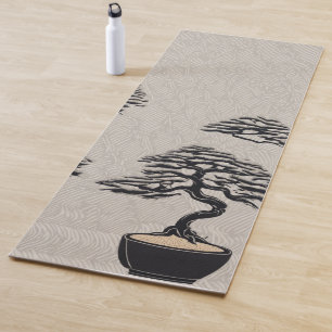 Tapis de Yoga Arbre Bonsaï – Méditation Zen Japona