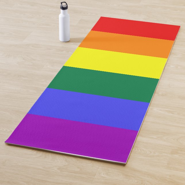 Tapis De Yoga Arc-en-ciel (En situation)