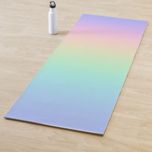 Tapis De Yoga Arc-en-ciel pastel