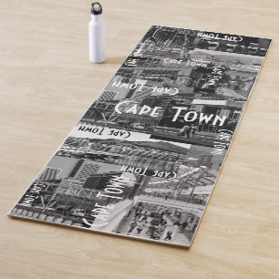 Tapis De Yoga Architecture du Cap Monochrome