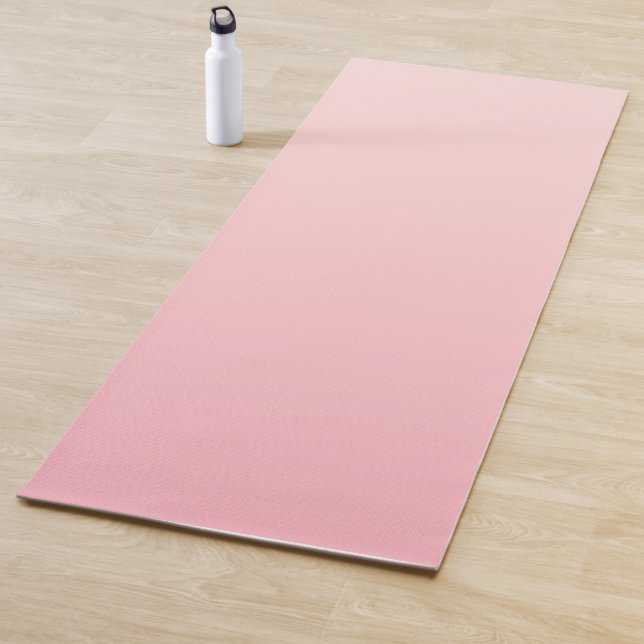 Tapis De Yoga Arrière - plan Pastel Pink Gradient (En situation)