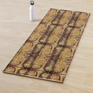 Tapis De Yoga Art Abstrait Visage Yoga Mat Design