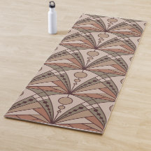 Art Déco (tons naturels en terre cuite)