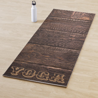Tapis De Yoga Art du bois