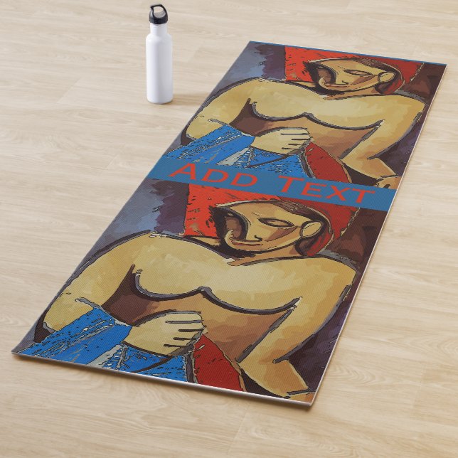 Tapis De Yoga Art du Yoga Peronalized Yoga Mat (En situation)