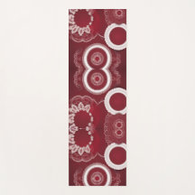 art floral rouge foncé IA