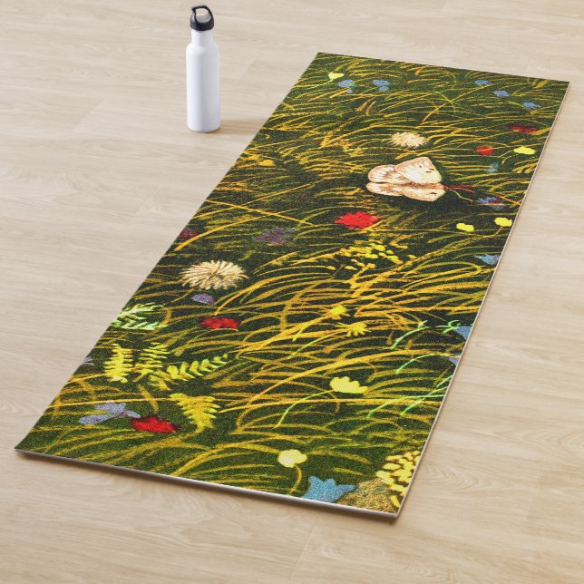 Tapis De Yoga Art Nouveau Mer alpin (En situation)