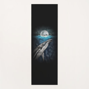 Tapis De Yoga Baleine au clair de lune