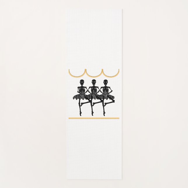Tapis De Yoga Ballerinas à Halloween (Devant)
