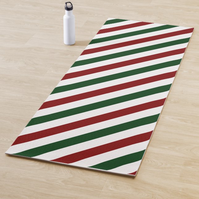 Tapis De Yoga Bandes de Noël personnalisables (En situation)