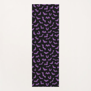 Tapis De Yoga Bats noirs violets