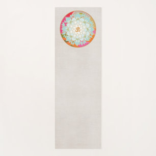 Tapis De Yoga Beau Om Lotus Mandala